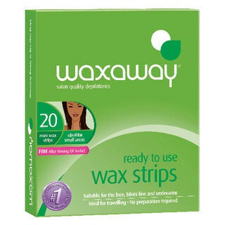 Waxaway Waxaway By Caron Ready To Use Wax Strips Facial 20Pk Body Care