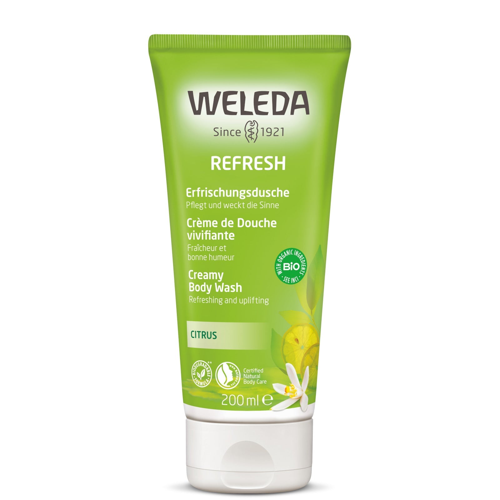Weleda Weleda Citrus Refresh Creamy Body Wash 200ml Body Care
