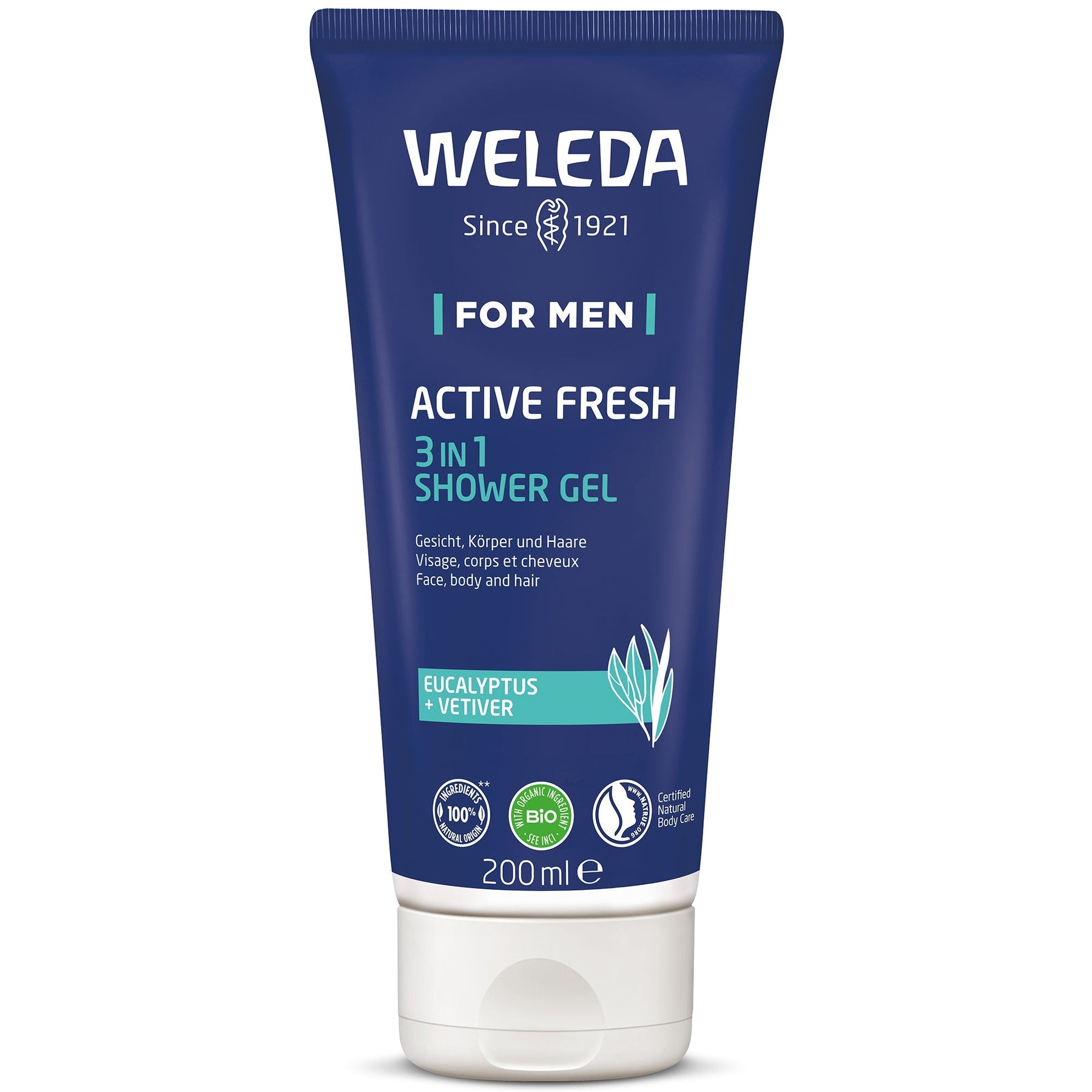 Weleda Weleda Men Active Fresh Shower Gel 200ml Body Care