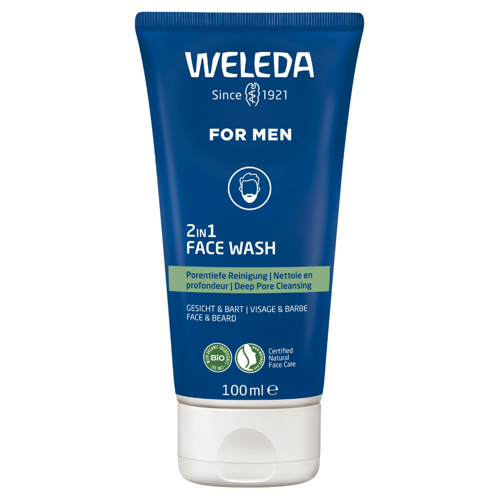 Weleda Weleda Mens 2 in 1 Face Wash 100ml Cleansers