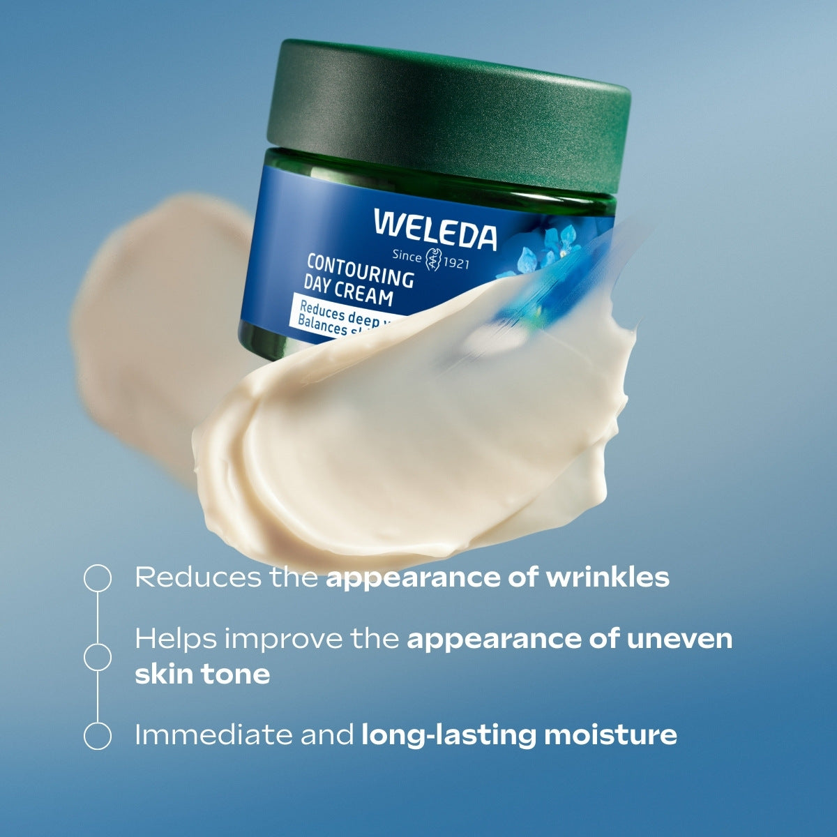Weleda Weleda Contouring Day Cream Blue Gentian and Edelweiss 40ml Moisturisers