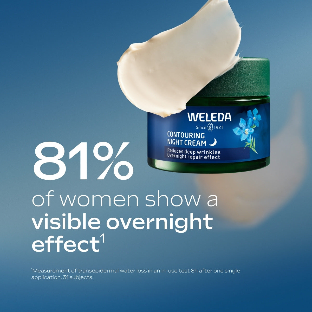 Weleda Weleda Contouring Night Cream Blue Gentian and Edelweiss 40ml Night Creams