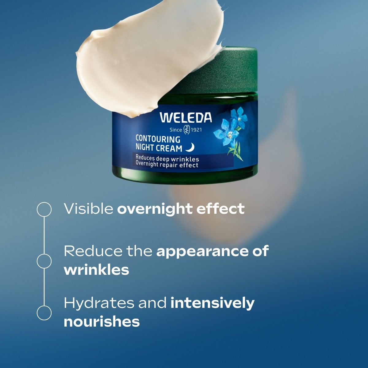 Weleda Weleda Contouring Night Cream Blue Gentian and Edelweiss 40ml Night Creams
