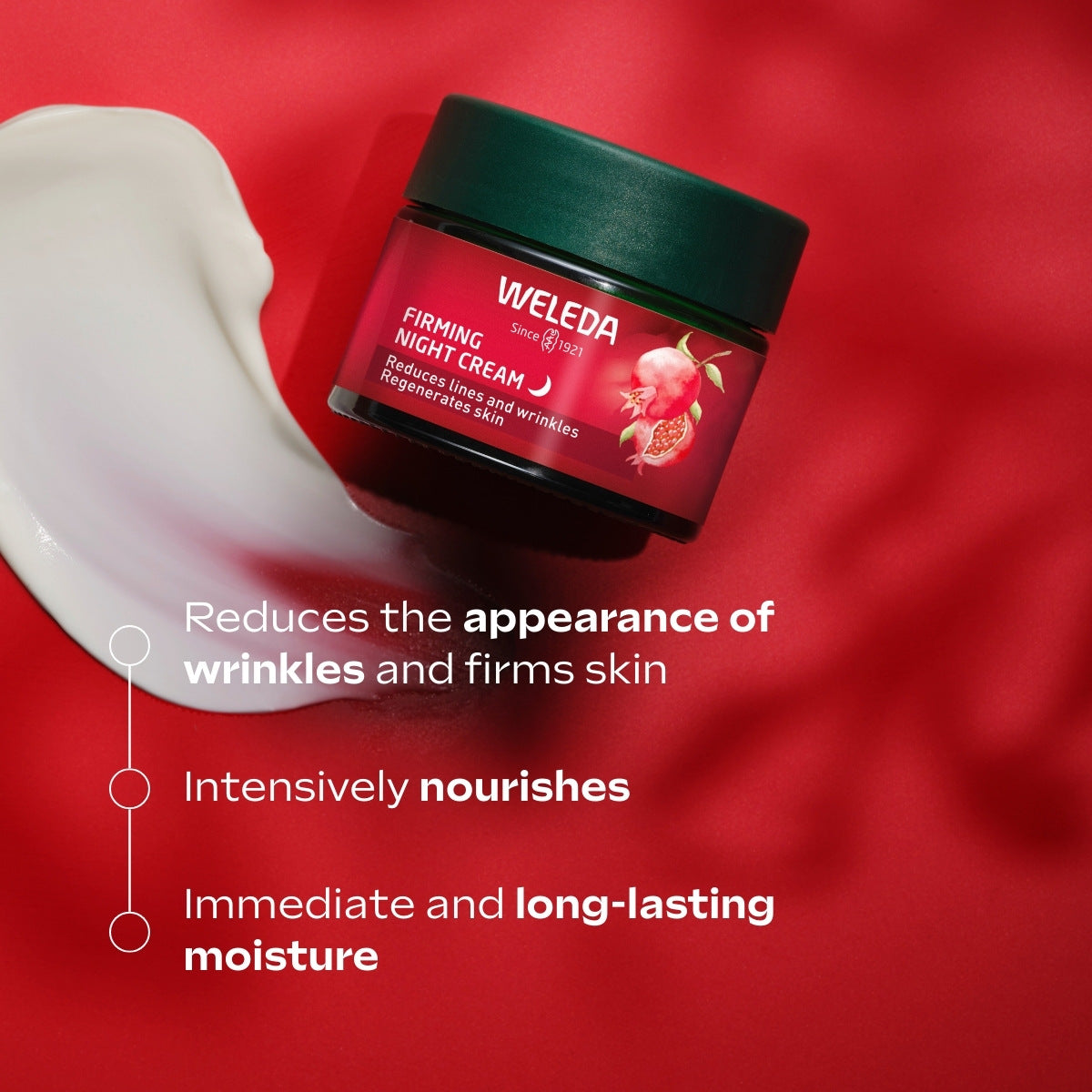 Weleda Weleda Firming Night Cream Pomegranate and Maca Peptides 40ml Night Creams