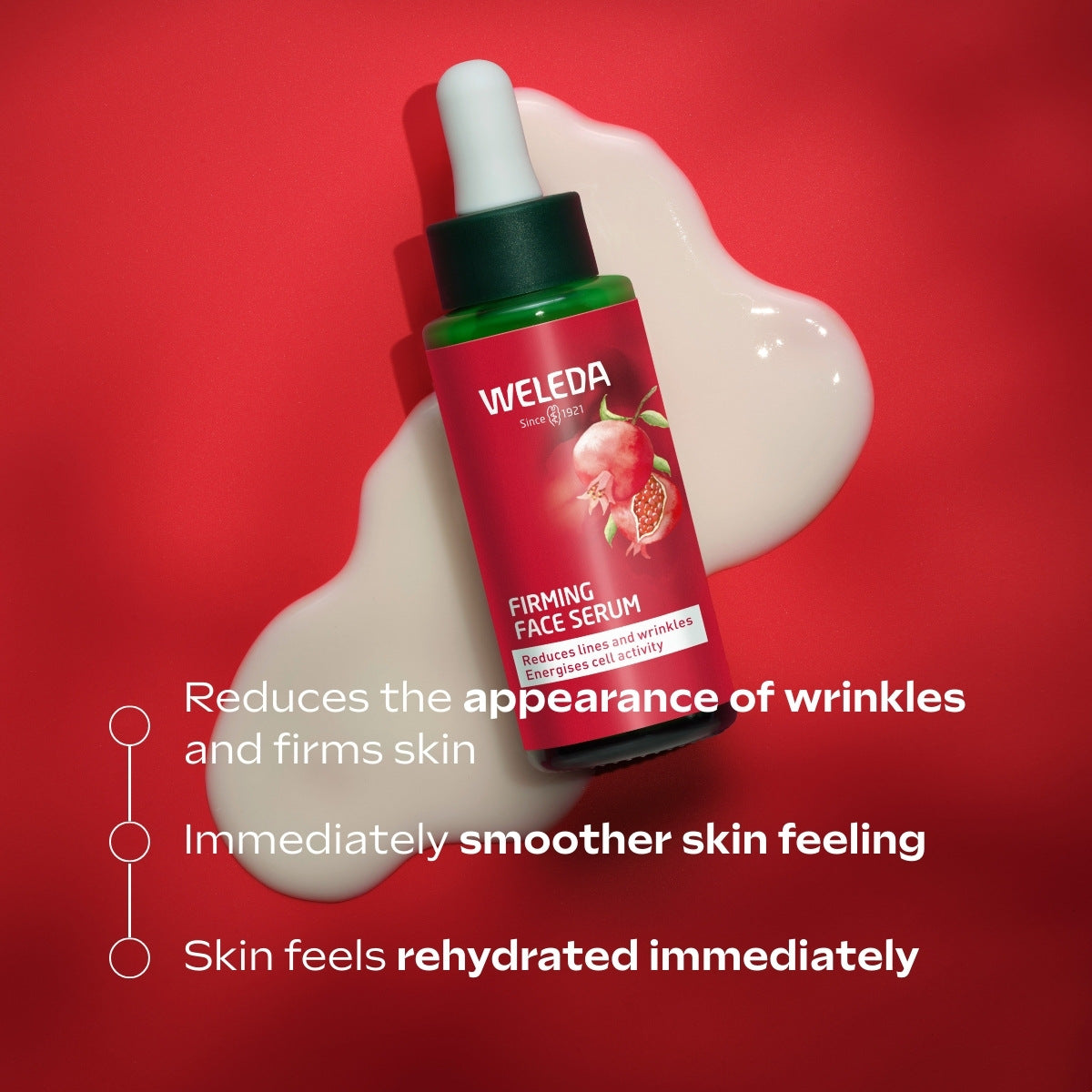 Weleda Weleda Firming Face Serum Pomegranate and Maca Peptides 30ml Serums & Treatments