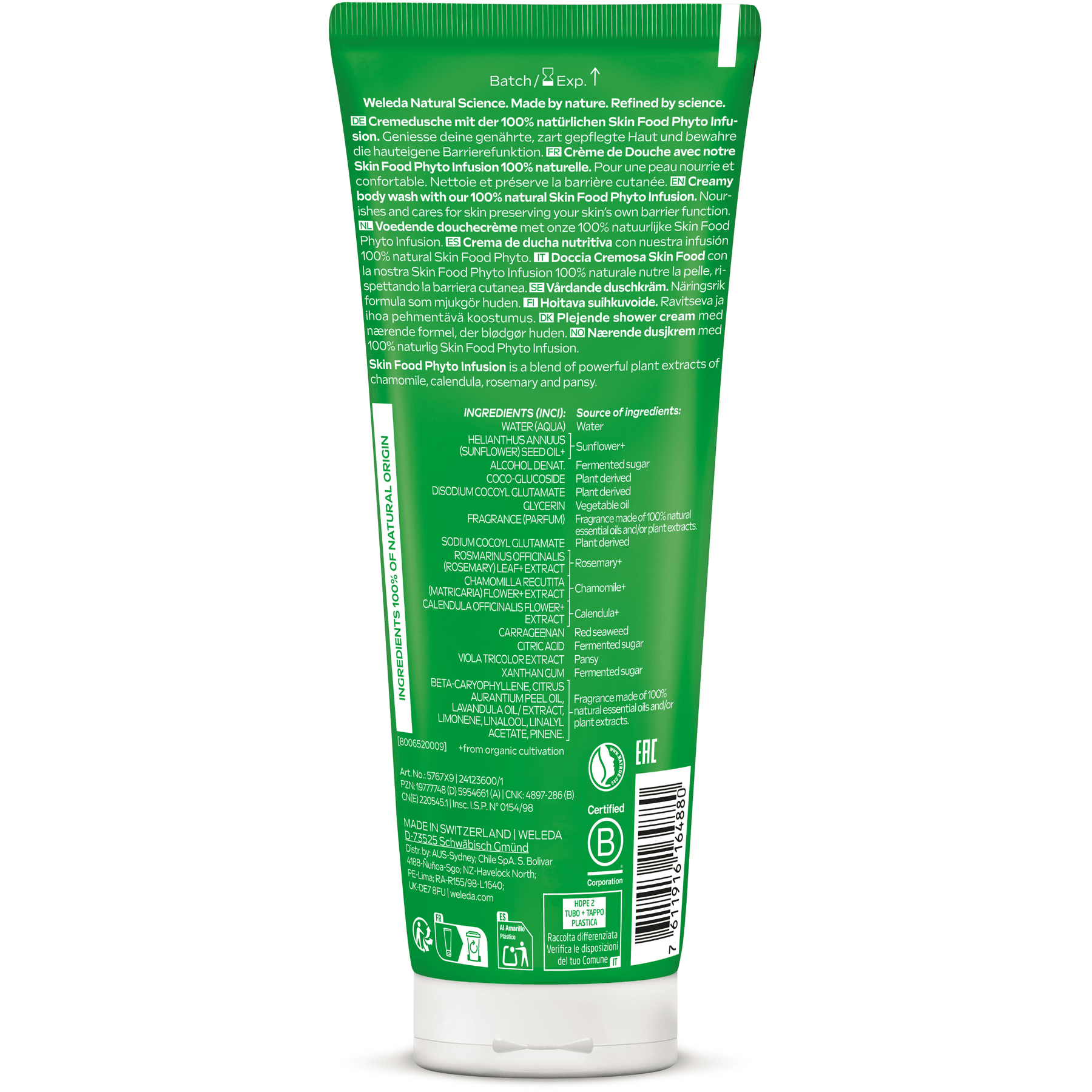 Weleda Weleda Skin Food Shower Cream 200ml Skin Care