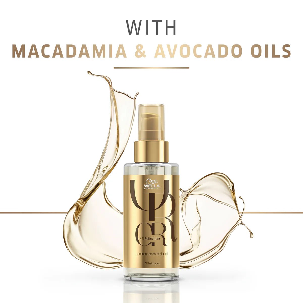 Wella Wella Oil Reflections Luminous Smoothening Treatment Wella Oil 100ml Hair Oils & Serums