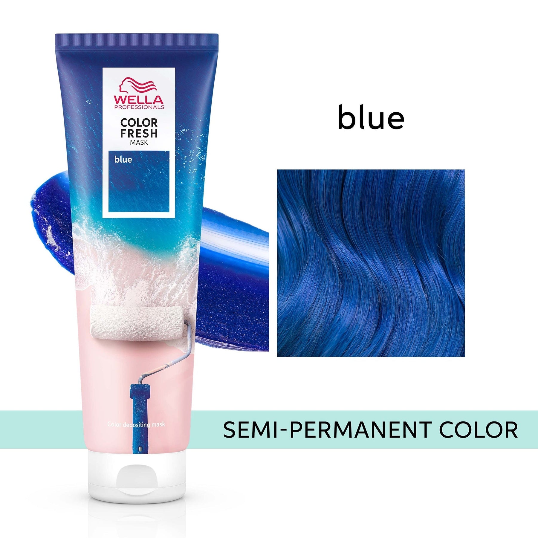 Wella Professionals Wella Professionals Care Color Fresh Semi-Permanent Colour Mask - Blue 150ml Hair Care