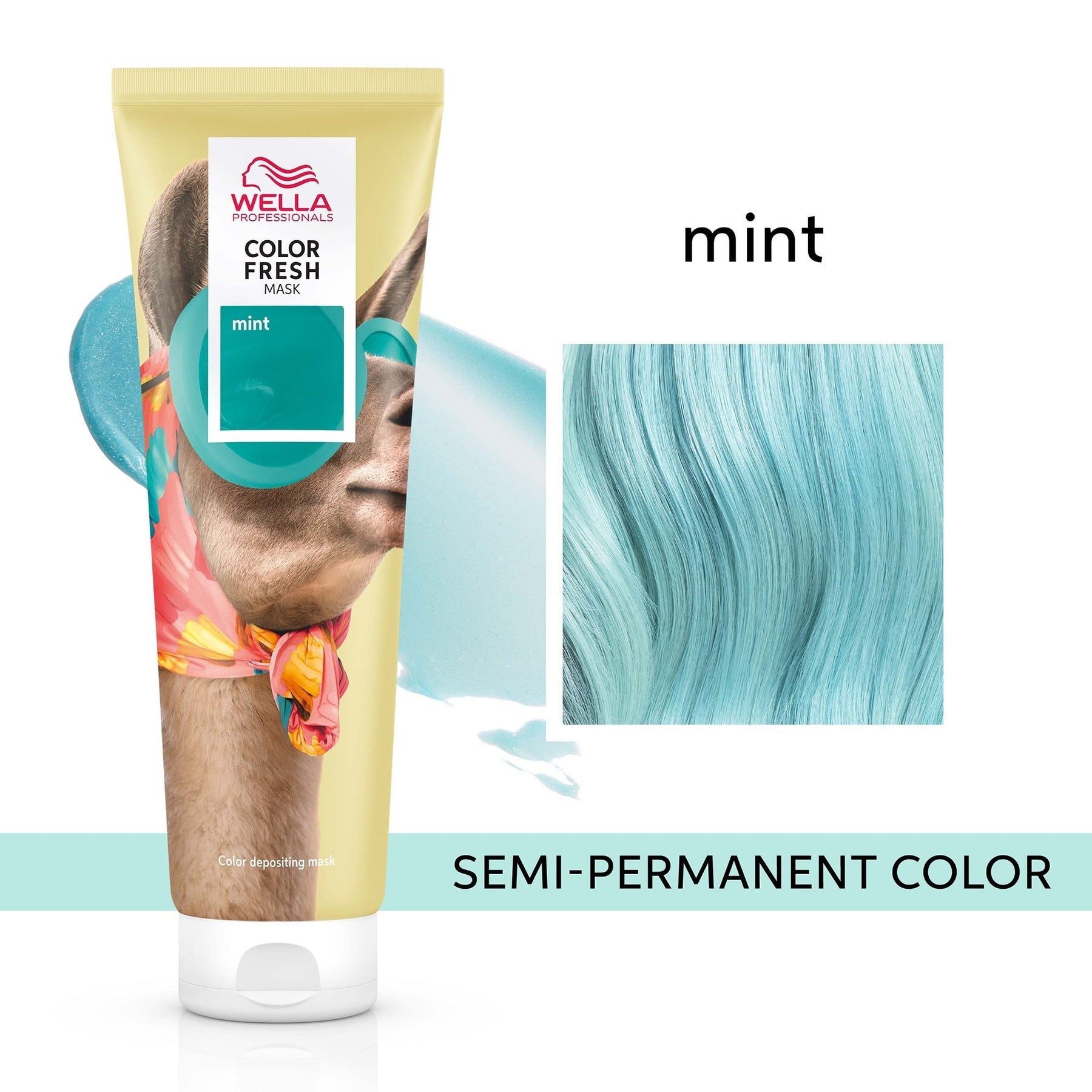 Wella Professionals Wella Professionals Care Color Fresh Semi-Permanent Colour Mask - Mint 150ml Hair Care