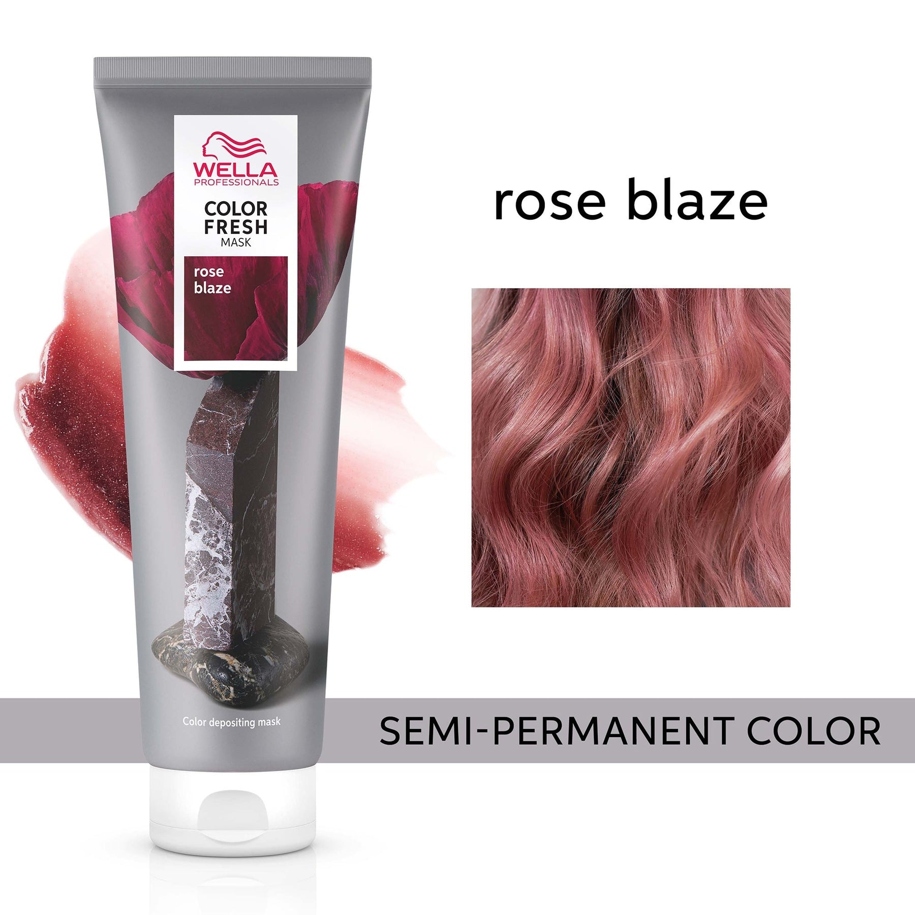 Wella Professionals Wella Professionals Care Color Fresh Semi-Permanent Colour Mask - Rose Blaze 150ml Hair Care