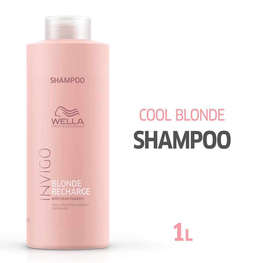 Wella Professionals Wella Professionals Care INVIGO Blonde Recharge Color Refreshing Shampoo - Cool Blonde 1000ml Hair Care