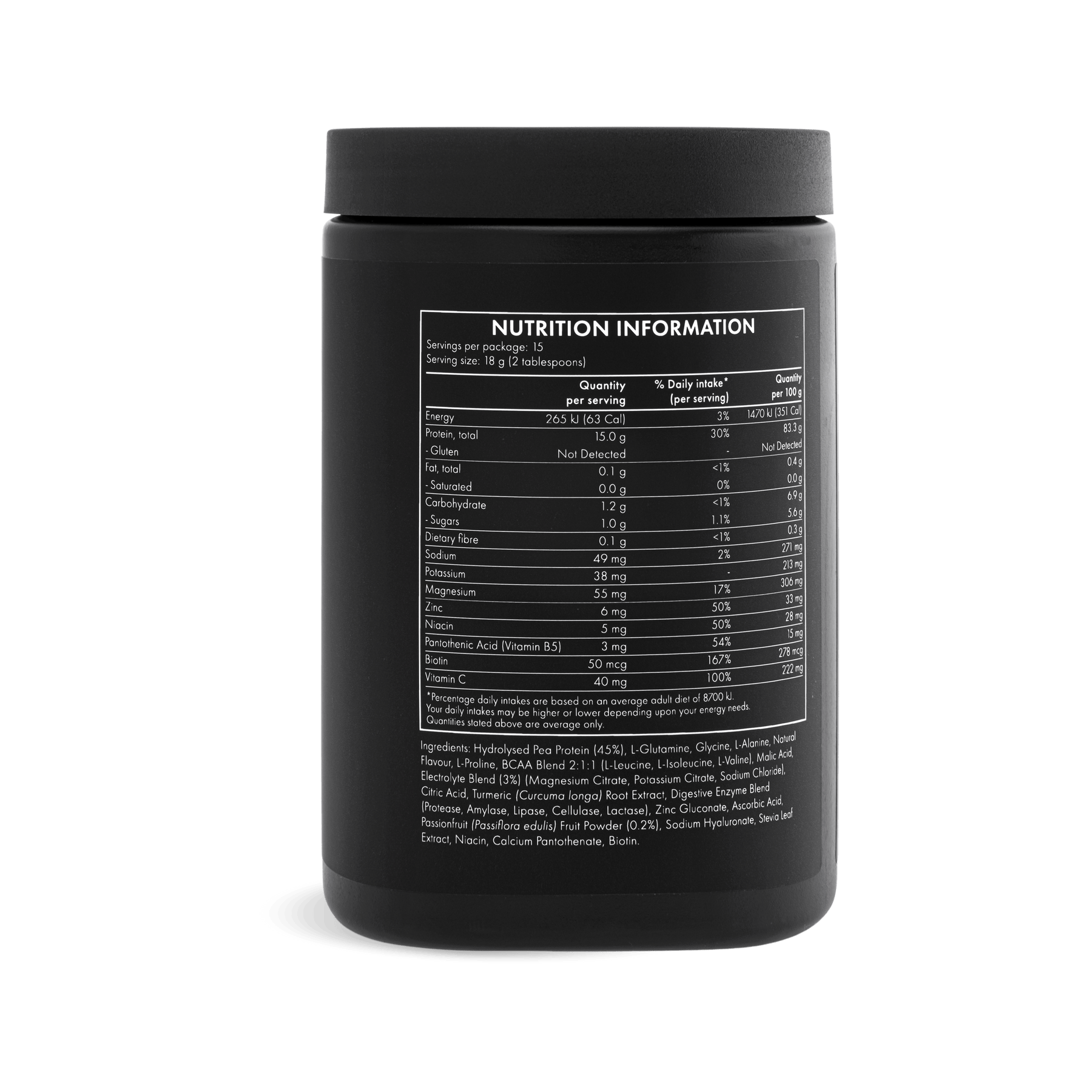 WelleCo WelleCo The HydroProtein Elixir - Passionfruit 270g