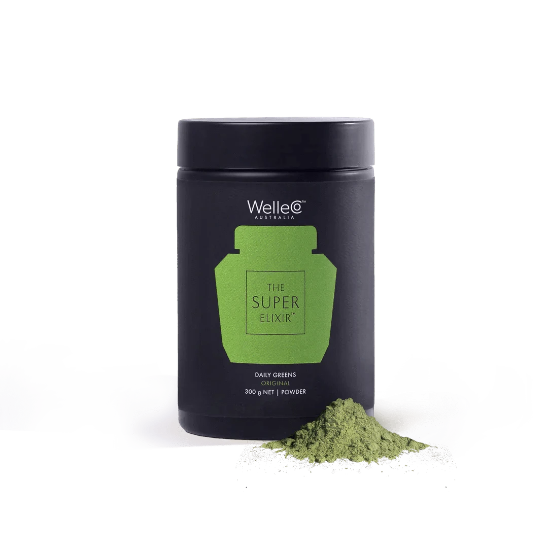 WelleCo Original (Pineapple & Lime) WelleCo The Super Elixir Greens Jar 300g Wellness