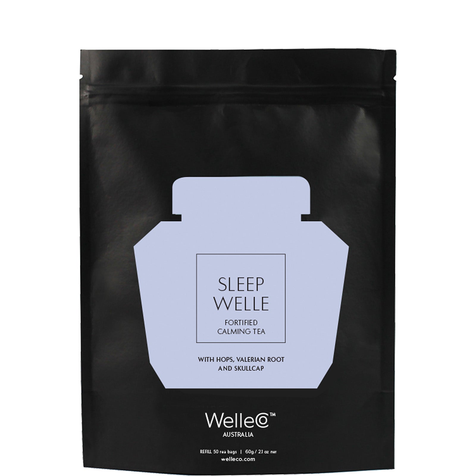 WelleCo WelleCo Sleep Welle Calming Tea - 50 Bag Refill Wellness