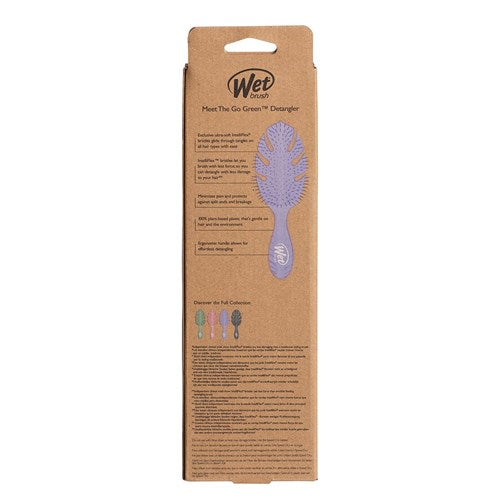 WetBrush WetBrush Go Green Leaf - Lavender Hair Brushes