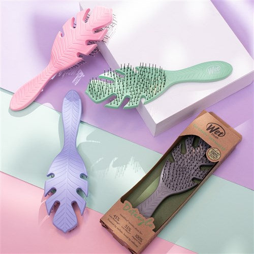 WetBrush WetBrush Go Green Leaf - Lavender Hair Brushes