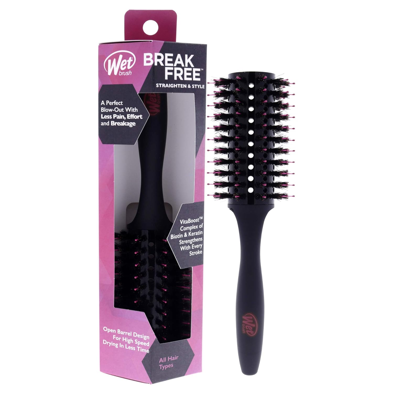 WetBrush WetBrush Break Free Straighten and Style - Black Hair Care