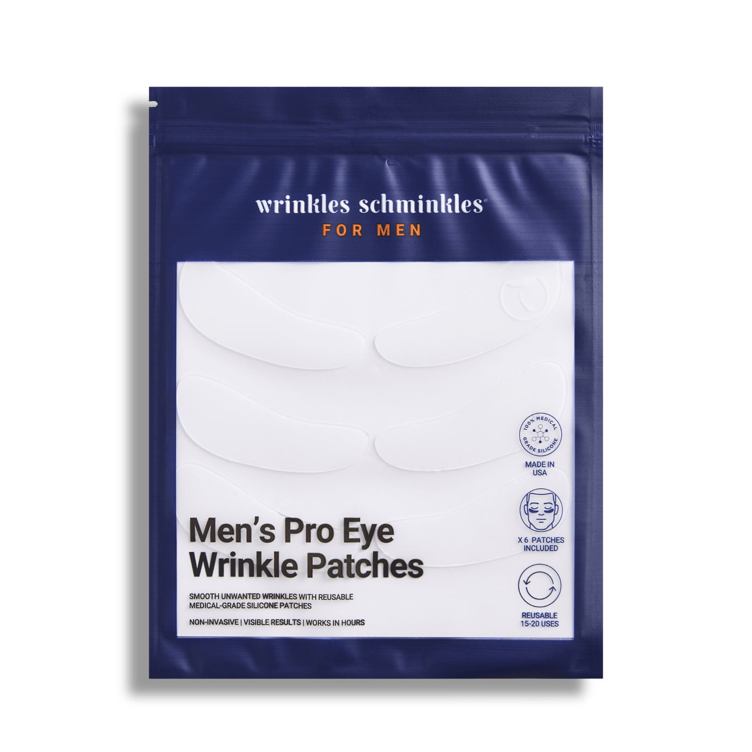 Wrinkles Schminkles Wrinkles Schminkles Men's Pro Eye Wrinkle Patches - 3 Pairs Skin Care