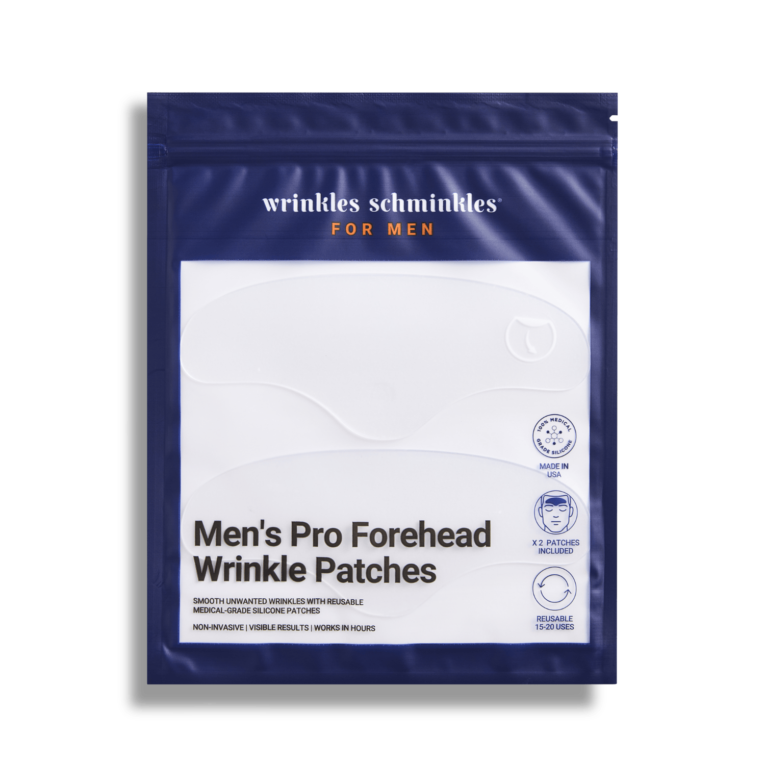 Wrinkles Schminkles Wrinkles Schminkles Men's Pro Forehead Wrinkle Patches - 2 Patches Skin Care