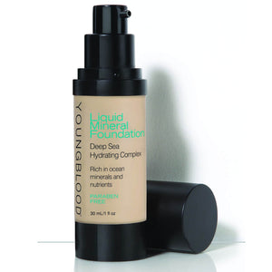 Youngblood Mineral Cosmetics Shell Youngblood Liquid Mineral Foundation 30ml (Various Shades) Cosmetics