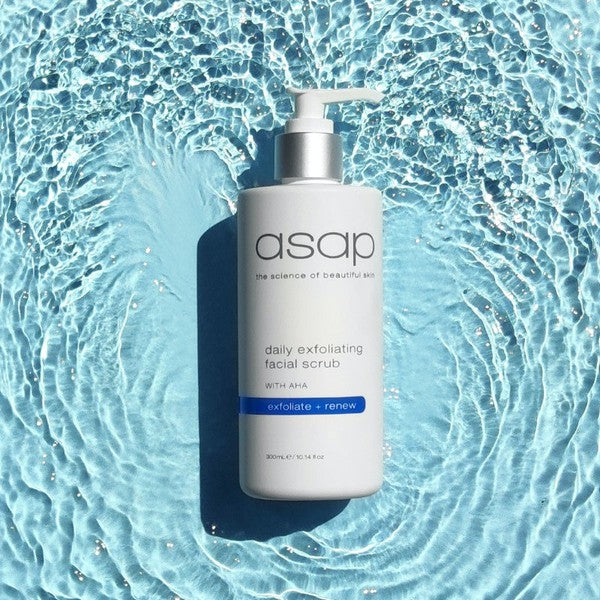 ASAP asap daily exfoliating facial scrub 300ml - bonus size Exfoliators