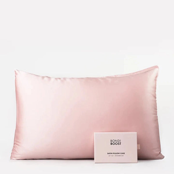 
            
                Load image into Gallery viewer, Bondi Boost Bondi Boost Satin Pillowcase BLUSH (Standard Size) Pillowcases
            
        