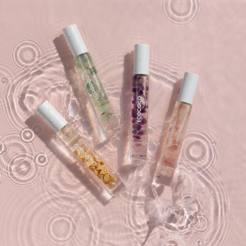 
            
                Load image into Gallery viewer, Ecococo Stress Free Aroma Oil Crystal Body Roller
            
        