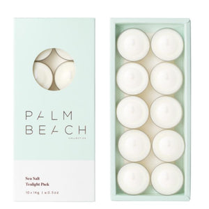
            
                Load image into Gallery viewer, Palm Beach Collection Sea Salt Tealight Pack
            
        