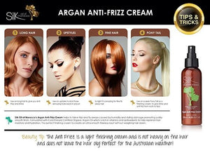 Silk Oil of Morocco Silk Oil of Morocco Argan Anti-Frizz Cream 125ml Hair Styling Products
