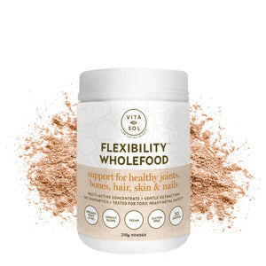 Vita-Sol Flexibility Wholefood Healthy Bones, Hair & Skin Support Powder
