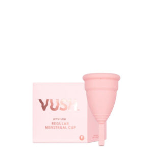 
            
                Load image into Gallery viewer, VUSH VUSH Let&amp;#39;s Flow Menstrual Cup - Regular Feminine Hygiene
            
        